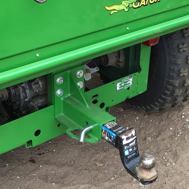 ELITEWILL Lawn Mower Garden Tractor Trailer Hitch Receiver Rear Attachment Green Compatible with John Deere Deer Gator 4x2 6x4 - Image 3